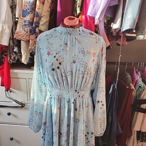 Starry Sky Blue Dress